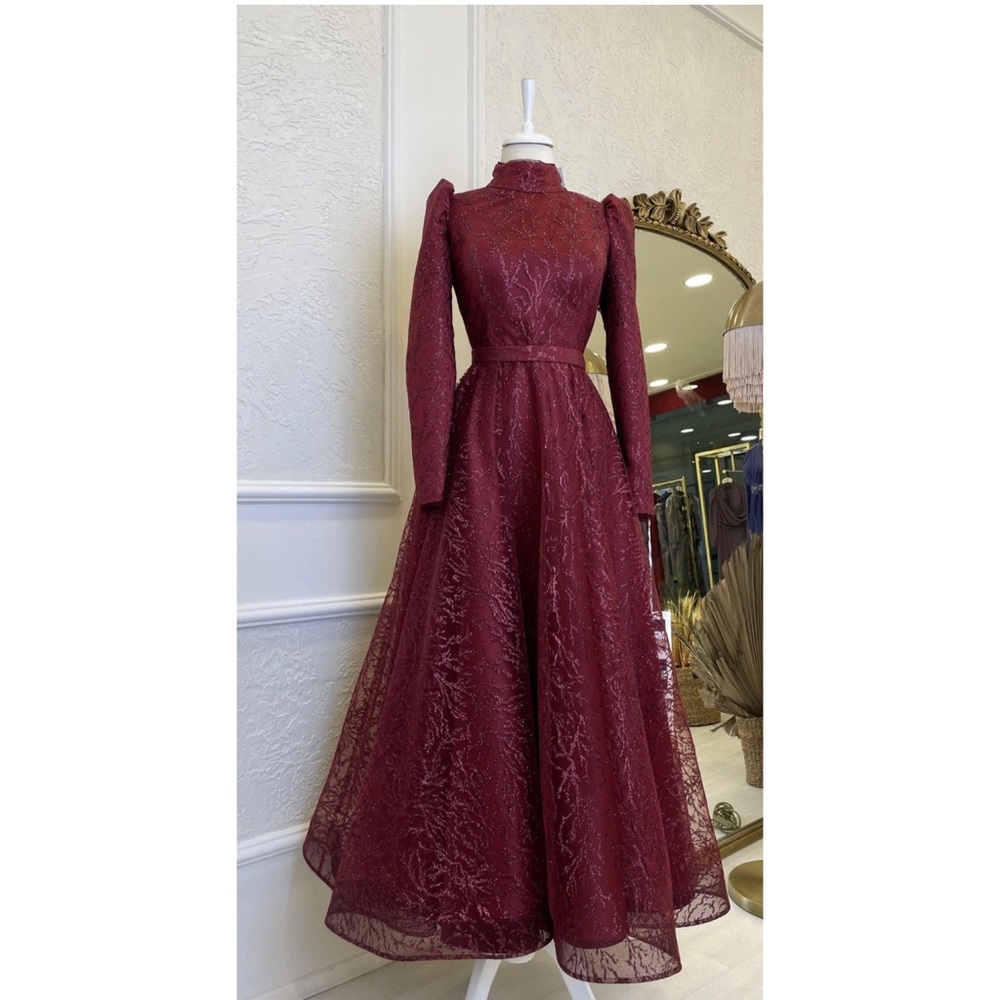 Modest evening gown